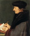 Portrait of Erasmus of Rotterdam Writing Renaissance Hans Holbein the Younger